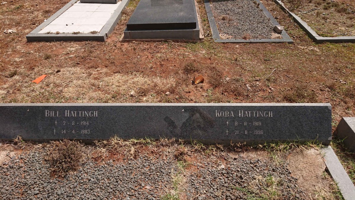 HATTINGH Bill 1914-1983 & Koba 1919-1996