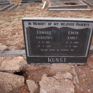 KUNST Edward Ashdown 1891-1959 & Edith Emily 1896-1982