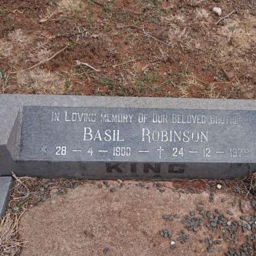 KING Basil Robinson 1900-1979