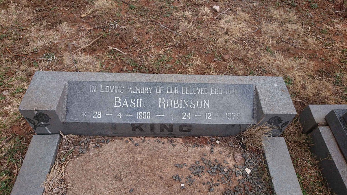 KING Basil Robinson 1900-1979