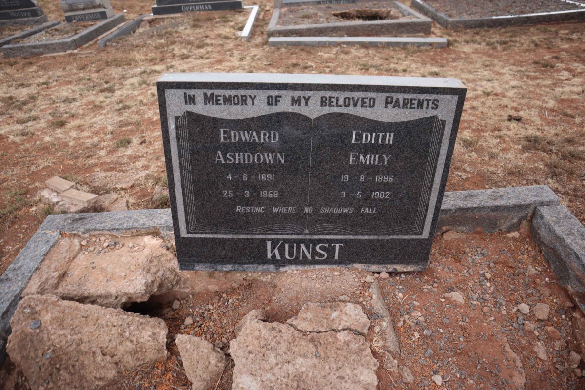 KUNST Edward Ashdown 1891-1959 & Edith Emily 1896-1982