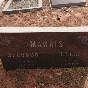MARAIS Jacobus 1892-1983 & Ellie 1905-2000