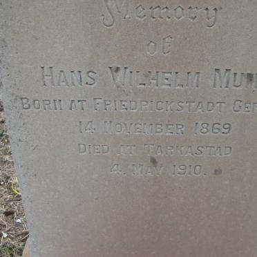 MUMM Hans Wilhelm 1869-1910