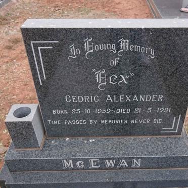 MCEWAN Cedric Alexander 1959-1991