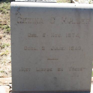 MULLER Gezina C. 1874-1943