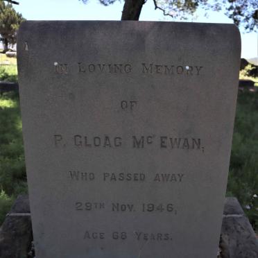 MCEWAN P. Gloag -1946
