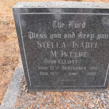 MCINTYRE Stella Isabel nee Elliott 1910-1980