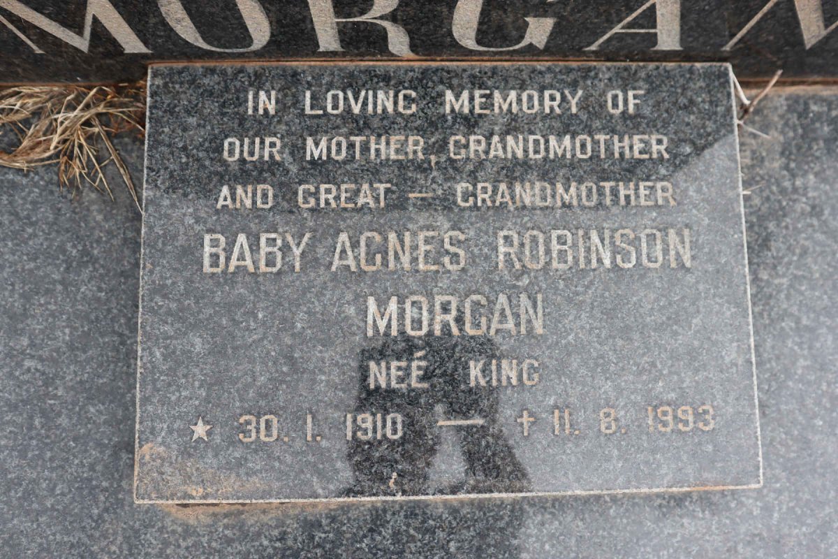 MORGAN Cawood Ablort 1899-1968 & Agnes Robinson KING 1910-1993_2
