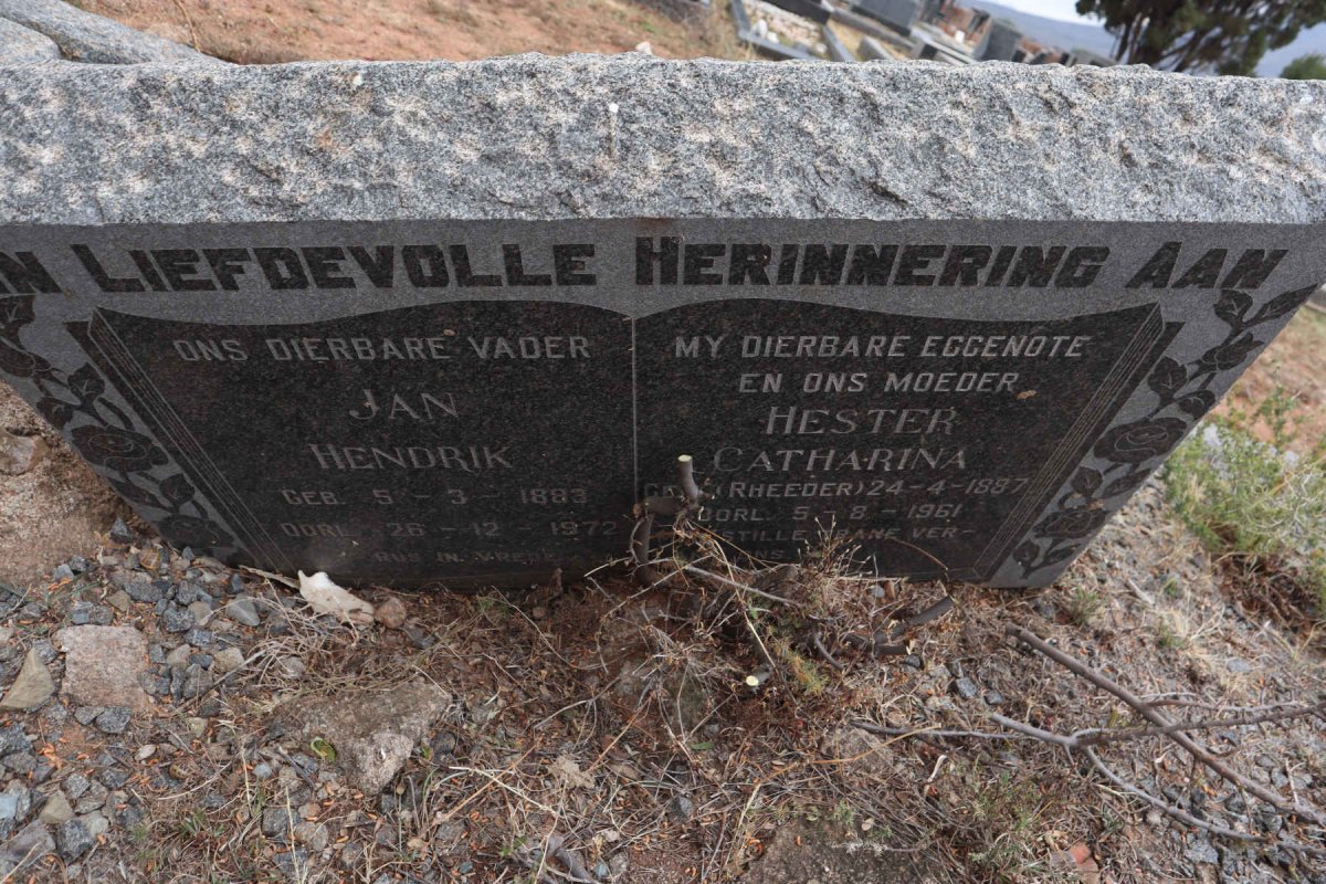 NELL Jan Hendrik 1883-1972 & Hester Catharina 1887-1961