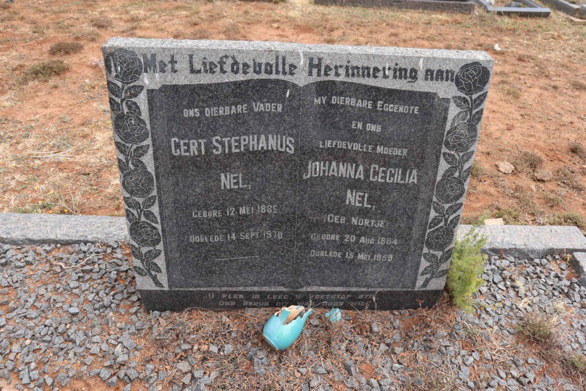 NEL Gert Stephanus 1885-1970 & Johanna Cecilia NORTJE 1884-1959