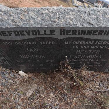 NELL Jan Hendrik 1883-1972 & Hester Catharina 1887-1961