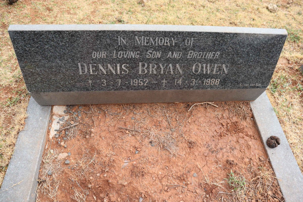 OWEN Dennis Bryan 1952-1988