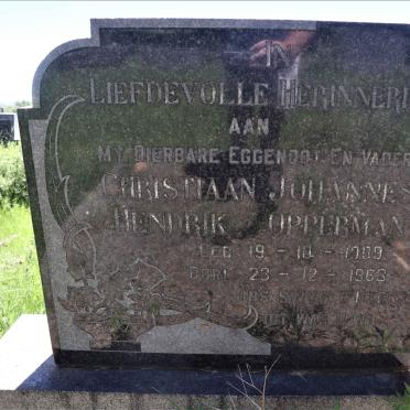 OPPERMAN Christiaan Johannes Hendrik 1909-1963