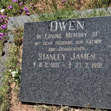 OWEN Stanley James 1921-1991