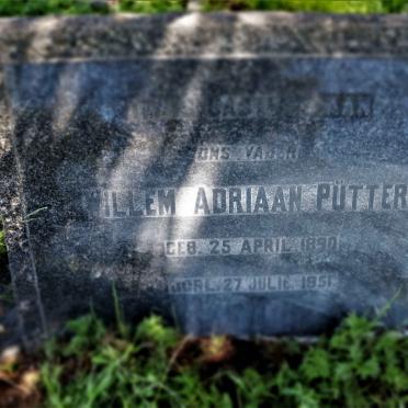 PUTTER Willem Adriaan 1890-1951
