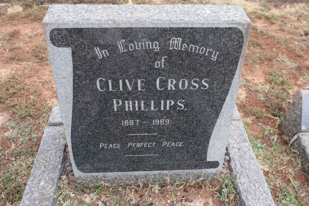 PHILLIPS Clive Cross 1897-1969