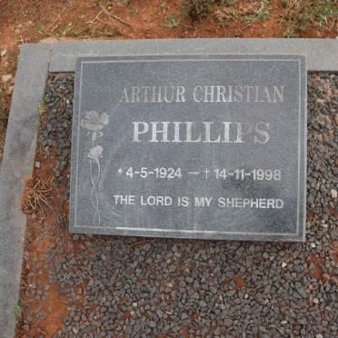 PHILLIPS Arthur Christian 1924-1998