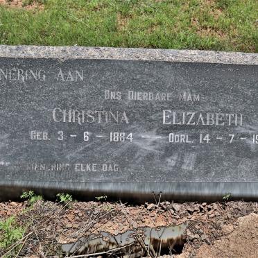 PIETERSEN Christina Elizabeth 1884-1965