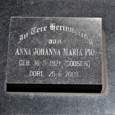 PIO Daniel Maree 1908-1970 & Anna Johanna Maria GOOSEN 1921-2009_2