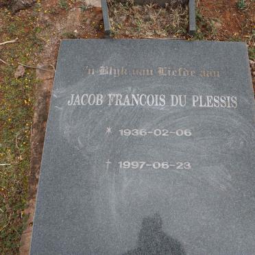 PLESSIS Jacob Francois, du 1936-1997