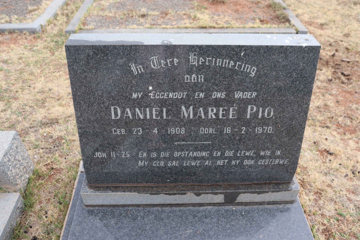 PIO Daniel Maree 1908-1970 & Anna Johanna Maria GOOSEN 1921-2009_1