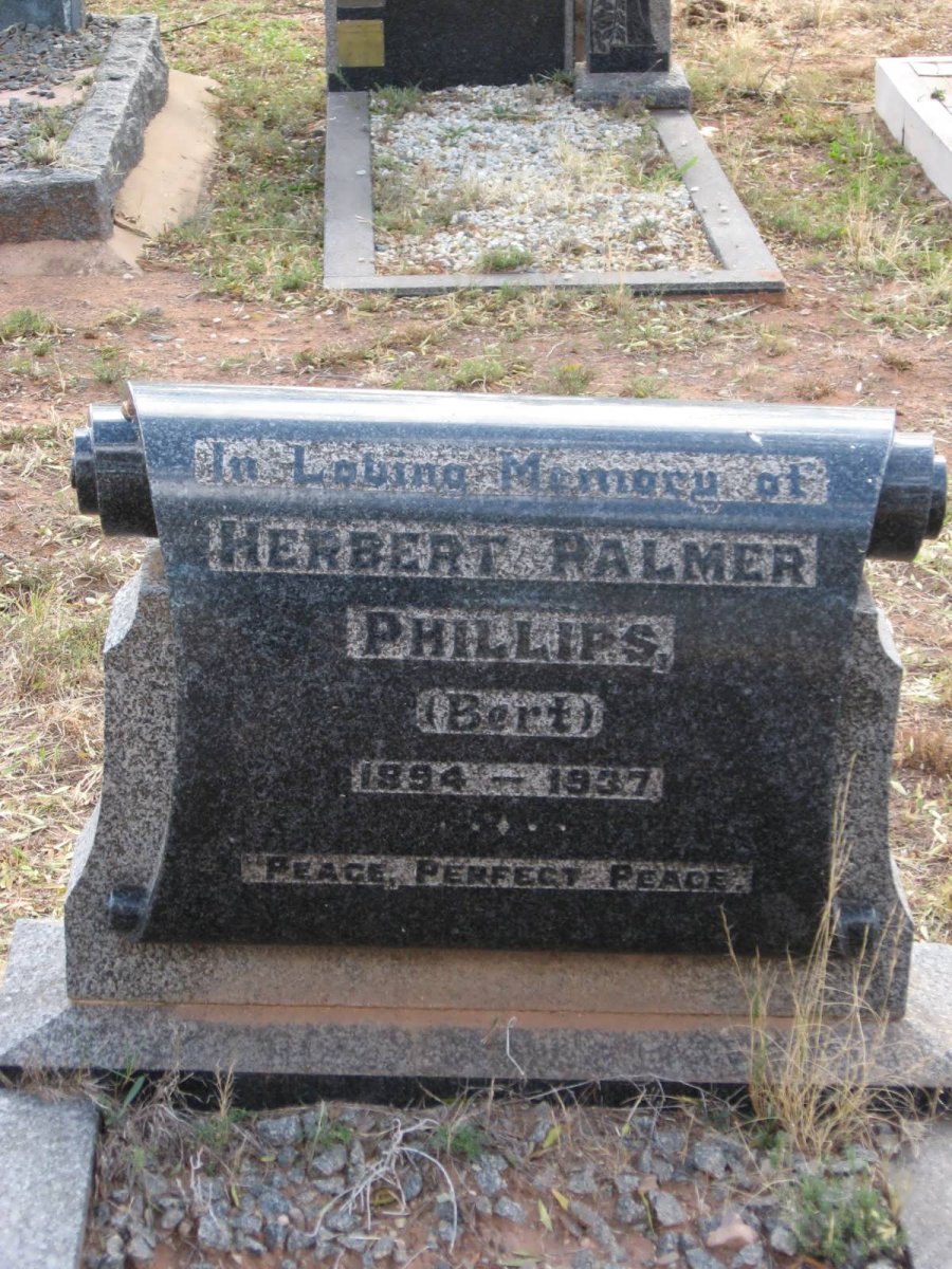 PHILLIPS Herbert Palmer 1894-1937
