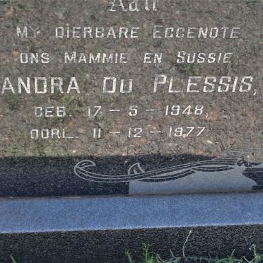 PLESSIS Sandra, du 1948-1977