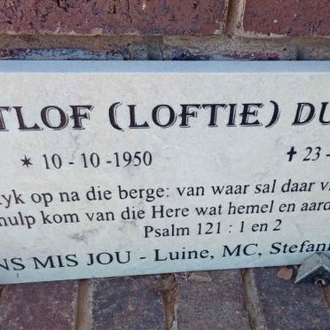 PLESSIS Dietlof, du 1950-2006