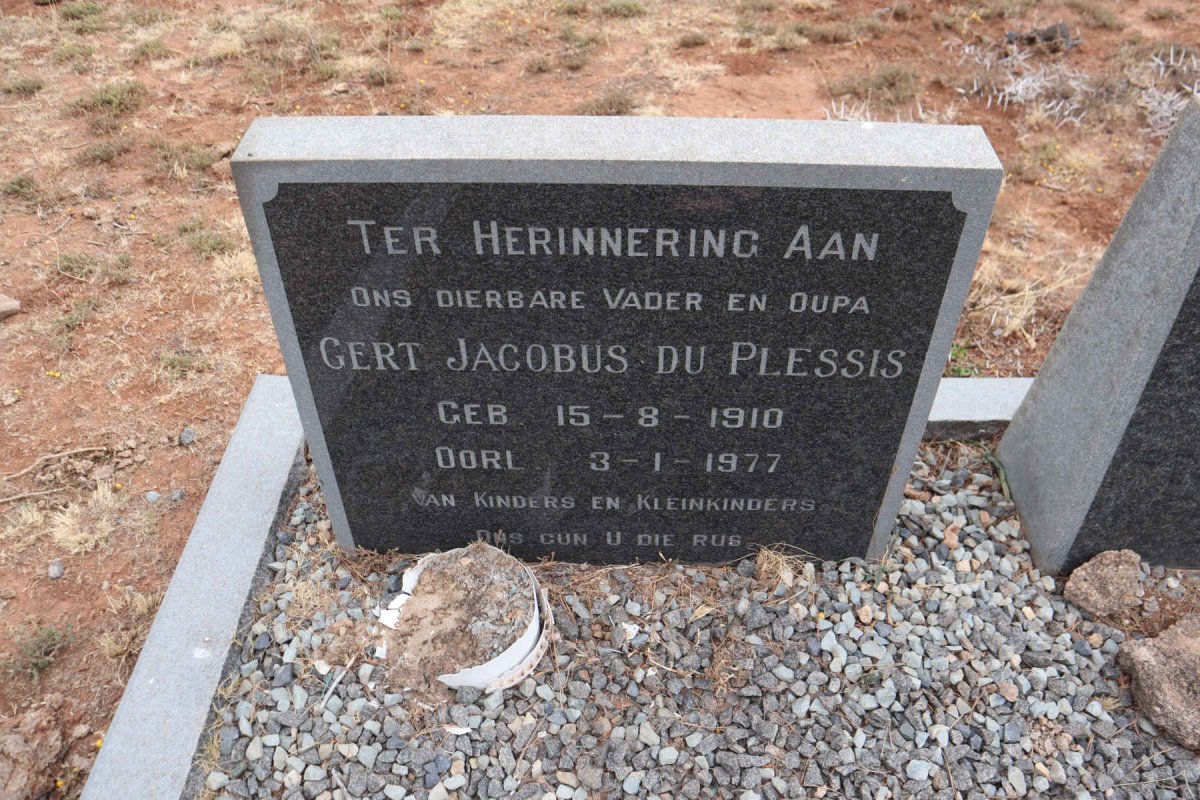 PLESSIS Gert Jacobus, du 1910-1977 & Ella 1909-1968_1