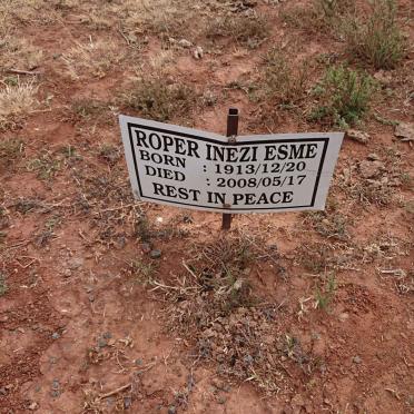 ROPER Inezi Esme 1913-2008