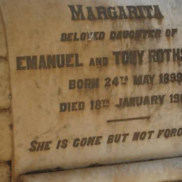 ROTHSCHILD Margarita 1899-1900