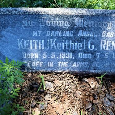 RENNIE Keith G. 1931-1932