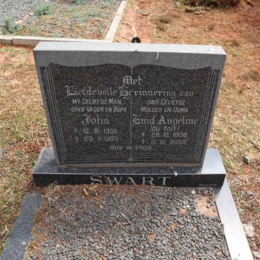 SWART John 1905-1993 & Enid Angeline DU TOIT 1908-2000