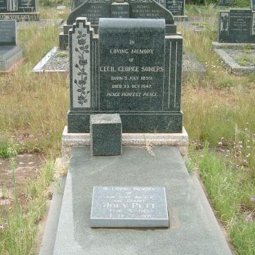 SOMERS Cecil George 1899-1947 :: PETT Joey 1905-1991