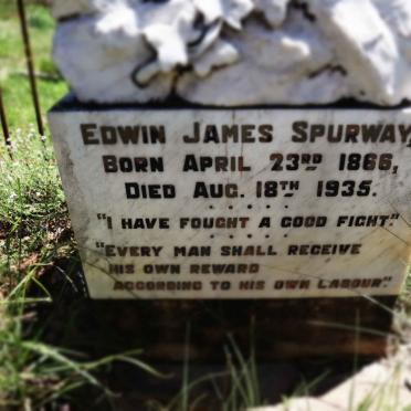 SPURWAY Edwin James 1866-1935