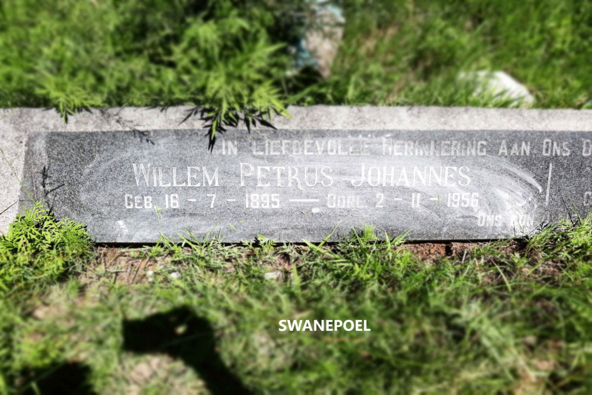 SWANEPOEL Willem Petrus Johannes 1895-1956 &amp; Christina Frederika Maria DE WILZEM 1907-1966 _1