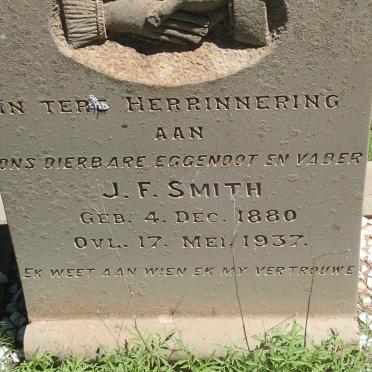 SMITH J.F. 1880-1937