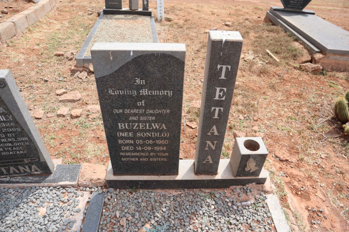 TETANA Buzelwa 1960-1994