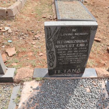 TETANA Ntombizodwa Nowest Emily 1924-2008