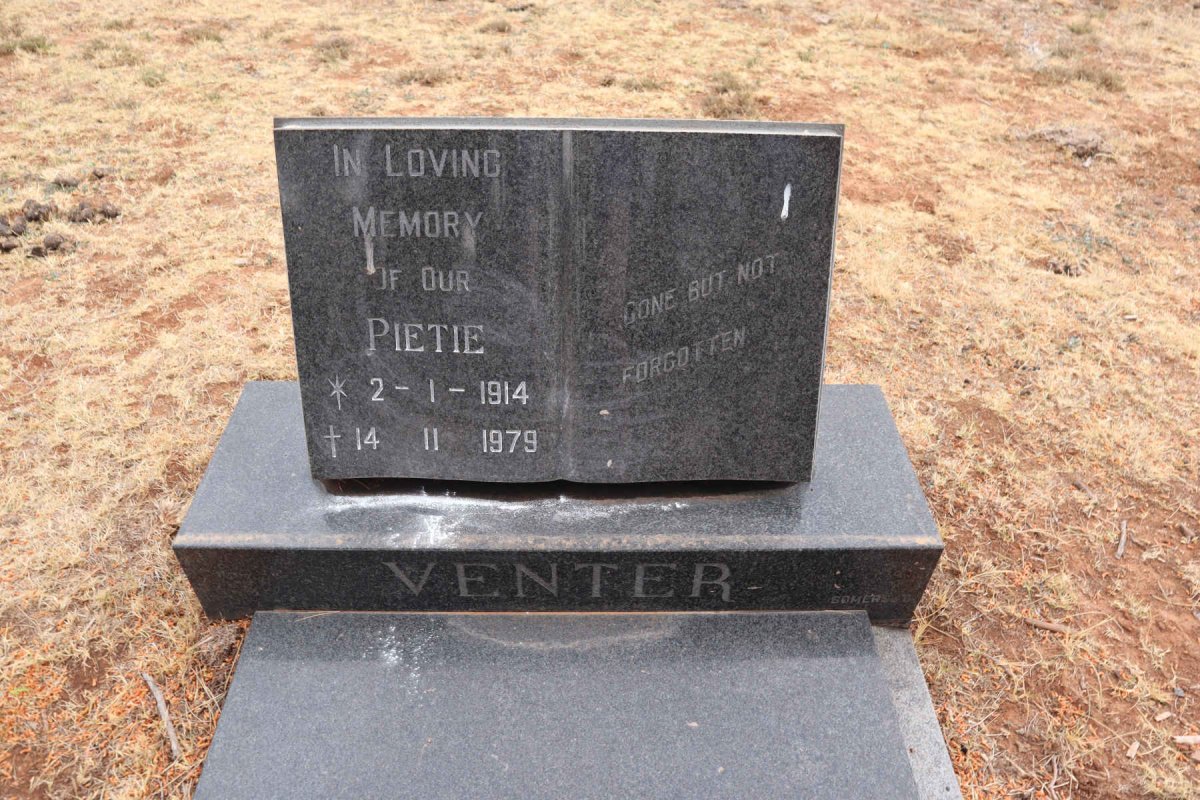 VENTER Pietie 1914-1979