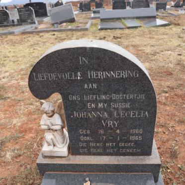 VRY Johanna Cecelia 1960-1965