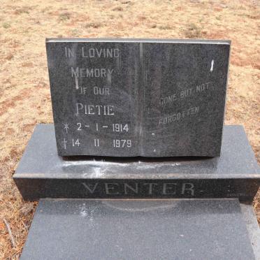 VENTER Pietie 1914-1979