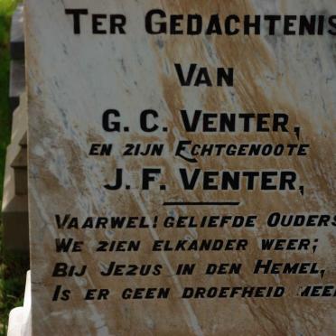 VENTER G.C. 1823-1902 &amp; J.F. HATTINGH 1841-1908