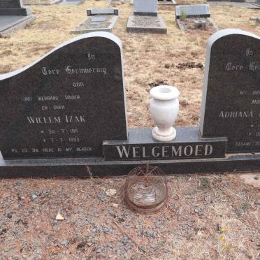 WELGEMOED Willem Izak 1911-1992 & Adriana Johanna 1917-1979