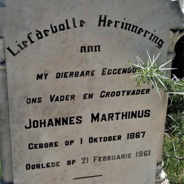 WIT Johannes Marthinus, de 1867-1961