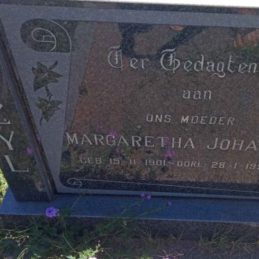 ZYL Margaretha Johanna, van 1901-1991