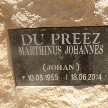PREEZ Marthinus Johannes, du 1955-2014