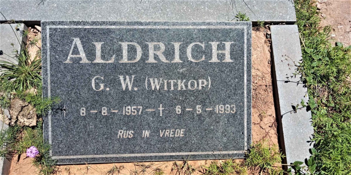 ALDRICH G.W. 1957-1993