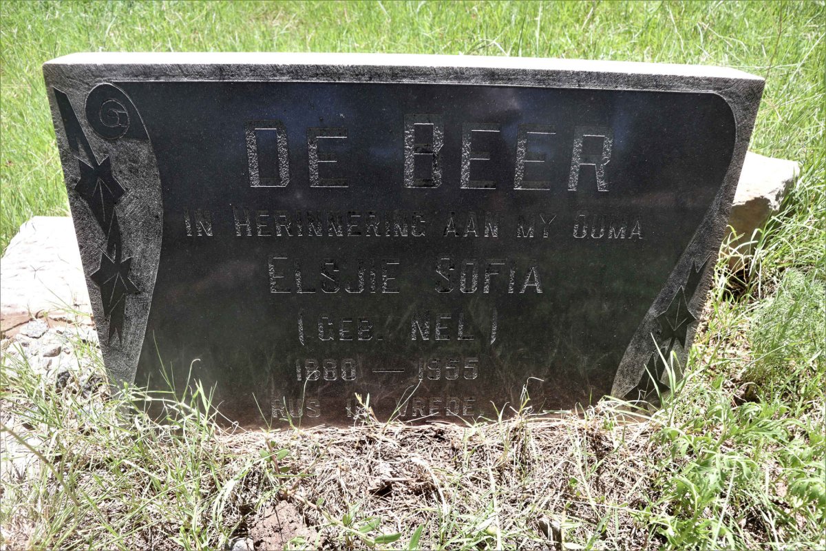 BEER Elsjie Sofia, de nee NEL 1880-1955