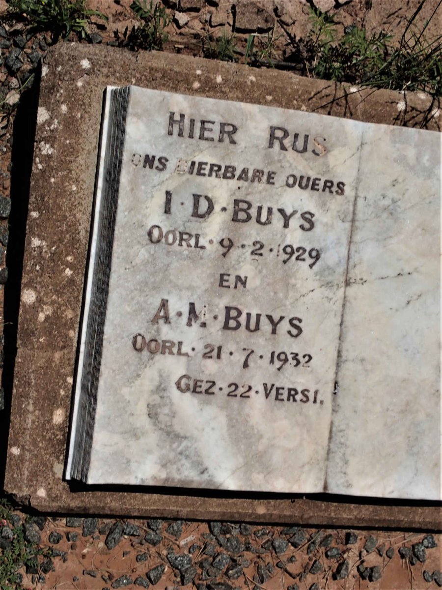 BUYS I.D. -1929 &amp; A.M. -1932